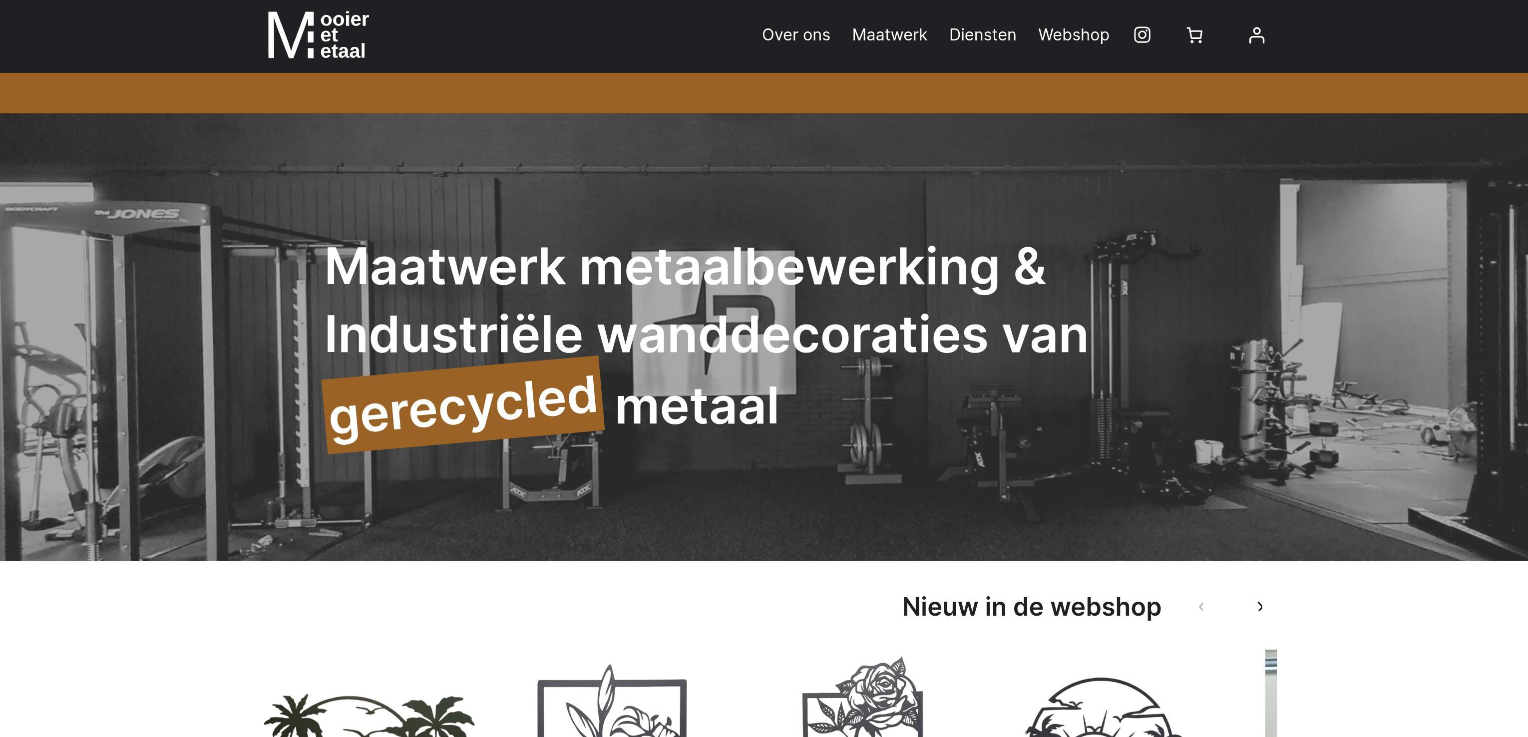Case screenshot van Mooier met Metaal